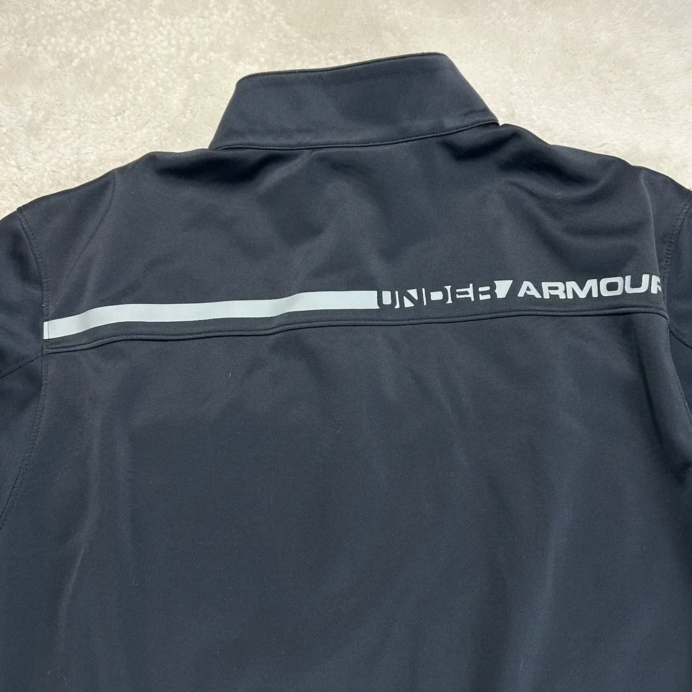 Under Armour ColdGear Storm2 Midlayer Half Zip Pullover Mens XL Navy 